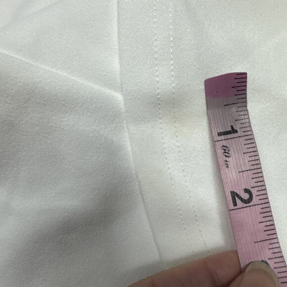 NWD Lulus Beautifully Beloved White Mesh Off Shoulder Maxi Wedding Dress Medium - Picture 11 of 13